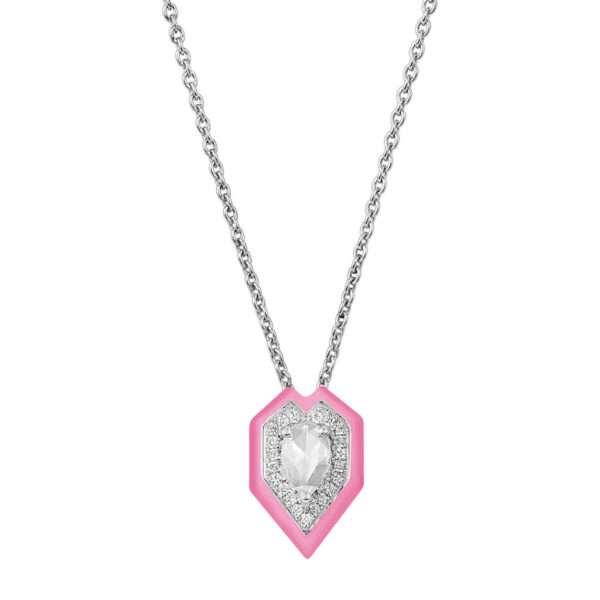 Heart Pendant in Fuschia