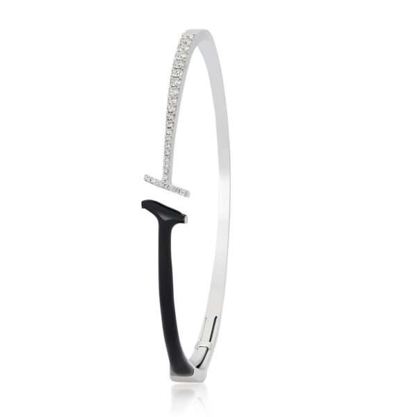 Black and White Diamond Bracelet - Image 2
