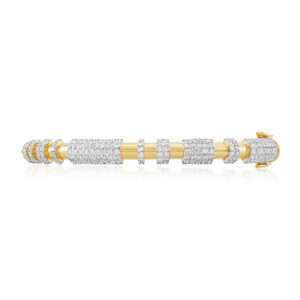 Pavé Setting Bracelet in Yellow Gold