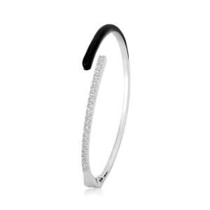 Black and White Circular Bracelet