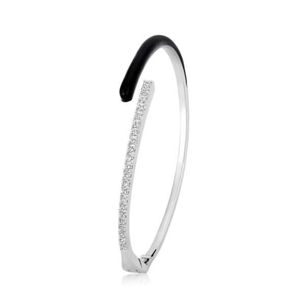 Black and White Circular Bracelet