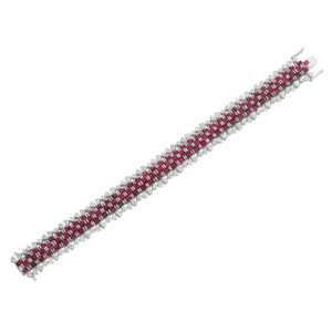 Ruby Baguette Bracelet
