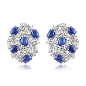 Blue Sapphire Studs
