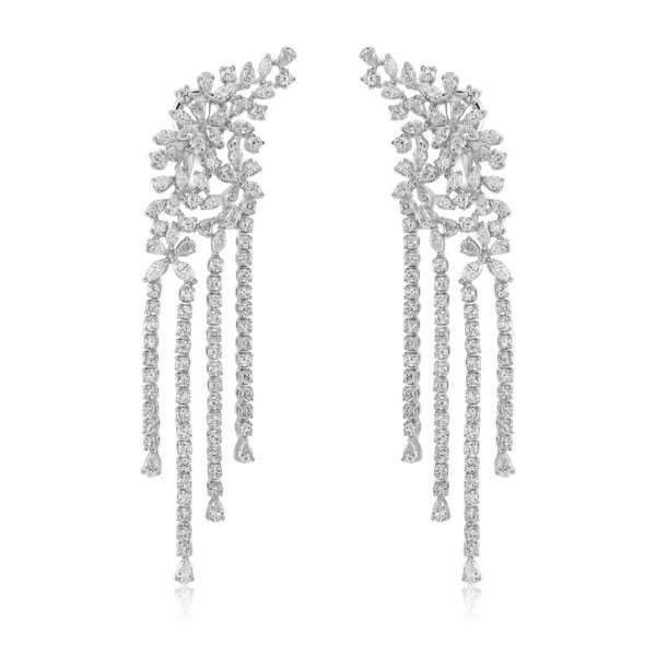 Marquise Pear Round Long Earrings
