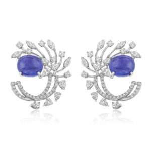 Blue Sapphire Earring