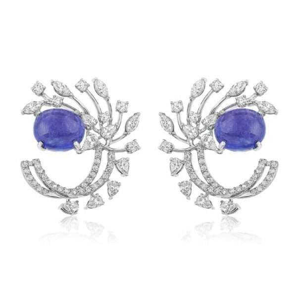 Blue Sapphire Earring